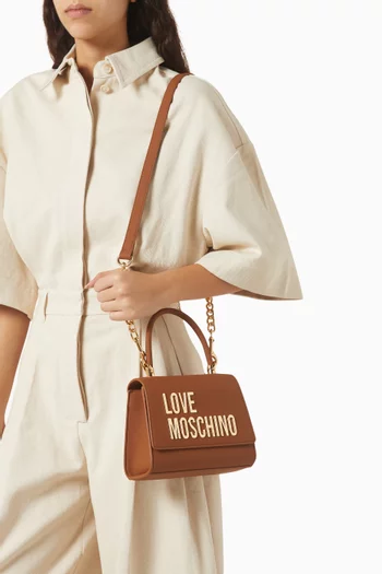 Bold Love Top-handle Bag in Faux Leather