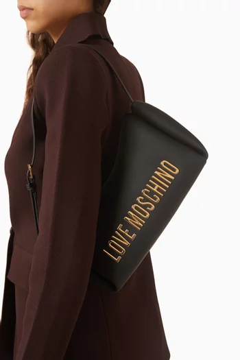 Bold Love Shoulder Bag in Faux Leather