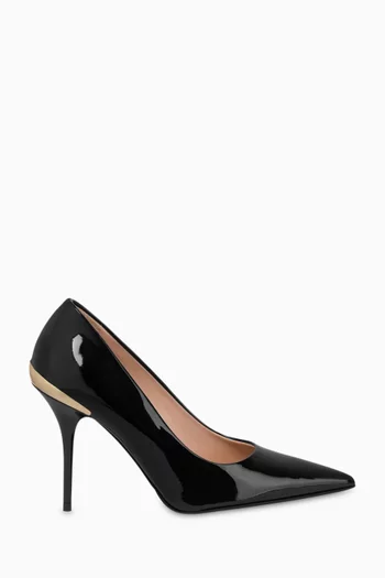 Golden Spolier 95 Slingback Pumps in Patent Leather