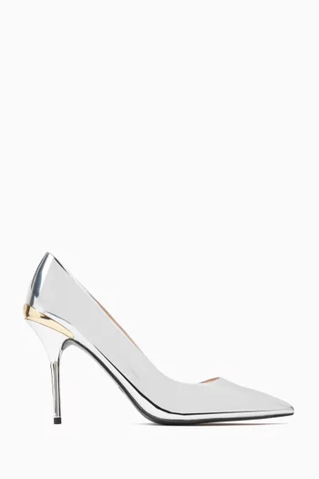 Golden Spolier 95 Slingback Pumps in Patent Leather