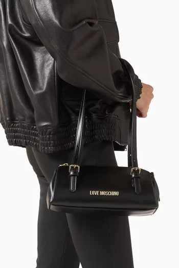 Smart Daily Shoulder Bag in Faux Leather