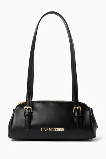 Smart Daily Shoulder Bag in Faux Leather