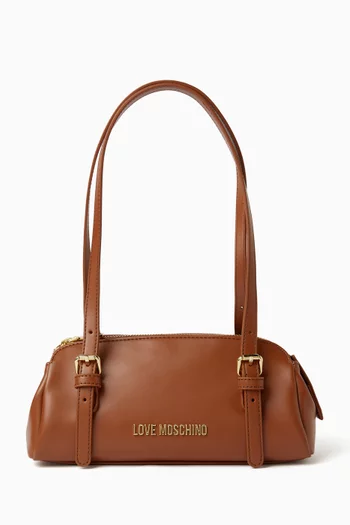 Smart Daily Shoulder Bag in Faux Leather