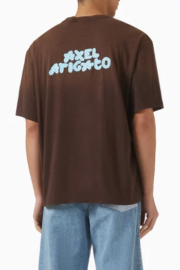 تي شيرت بتصميم مقلوب قطن