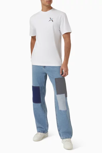 Micro Bee Bird T-shirt in Cotton