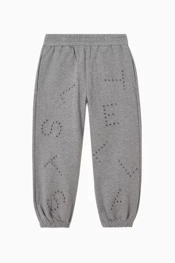Logo Sweatpants in Cotton