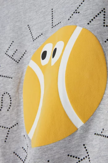 تي شيرت بيسبول بشعار الماركة قطن