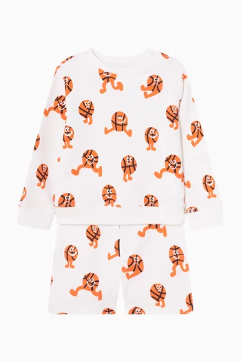 Basketball Crewneck & Short Set