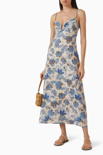 فستان زينا متوسط الطول