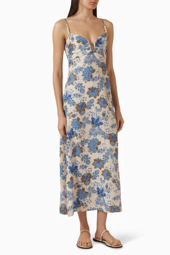 فستان زينا متوسط الطول