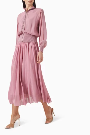 تنورة بقصة واسعة جورجيت