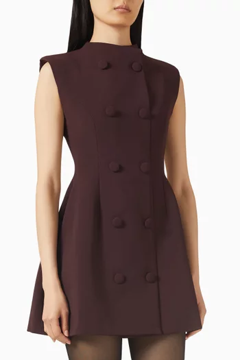 Button-up Mini Dress