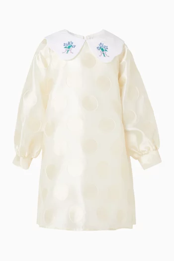 فستان قصير بأكمام طويلة