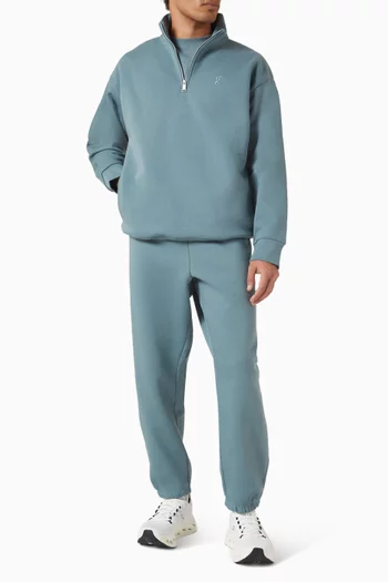 Club Collective 1/4 Zip Sweatshirt in Cotton-blend