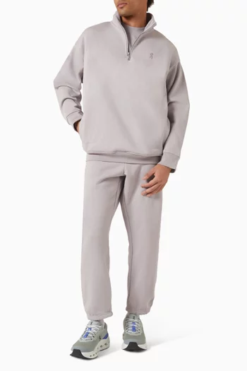 Club Collective 1/4 Zip Sweatshirt in Cotton-blend