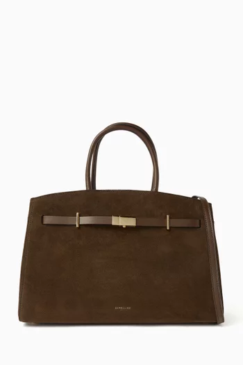 The Mini Hudson Tote Bag in Suede