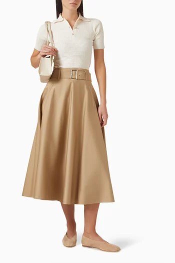 Polo Shirt in Viscose-knit