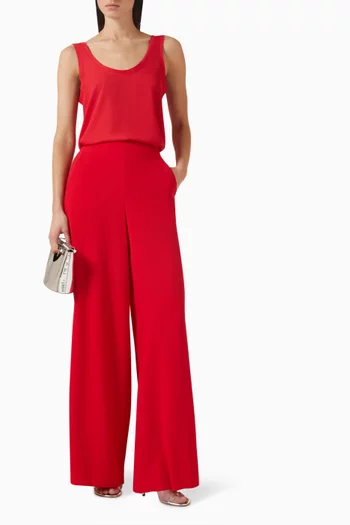 Sleeveless Vest in Satin