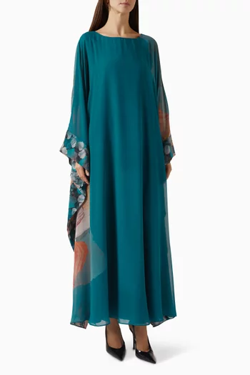 Printed Farasha in Chiffon