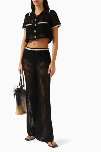 قميص راماتويل قصير منسوج