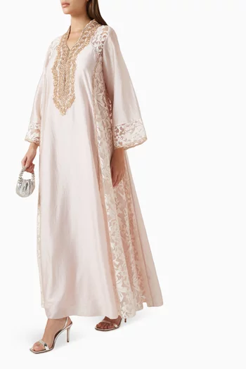 Embroidered Maxi Dress