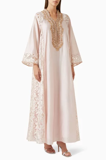 Embroidered Maxi Dress