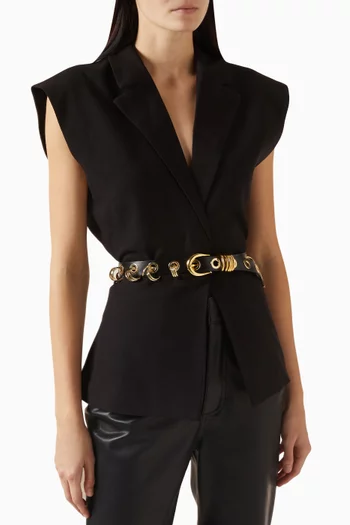 حزام ريفينج بثقوب جلد