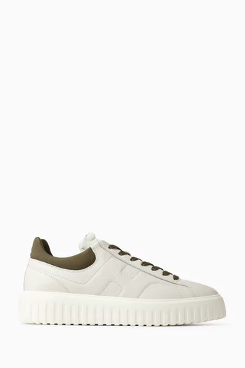 H-Stripes Sneakers in Leather