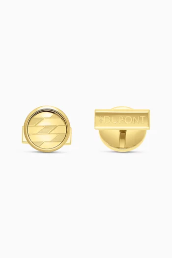Monogram 1872 Cufflinks in Stainless Steel