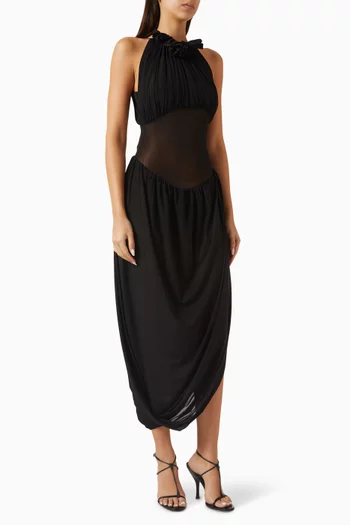 فستان فيلا بظهر مكشوف