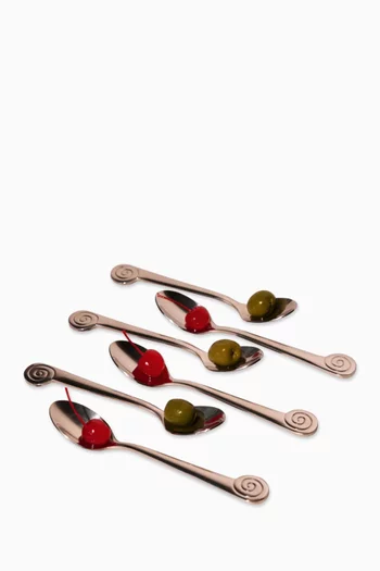 L'Escargot Dessert Spoons, Set of 6