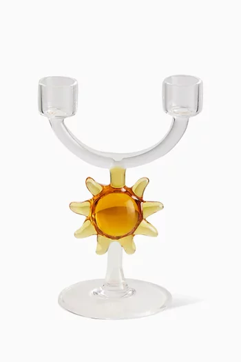 Soleil Candle Holder in Glass
