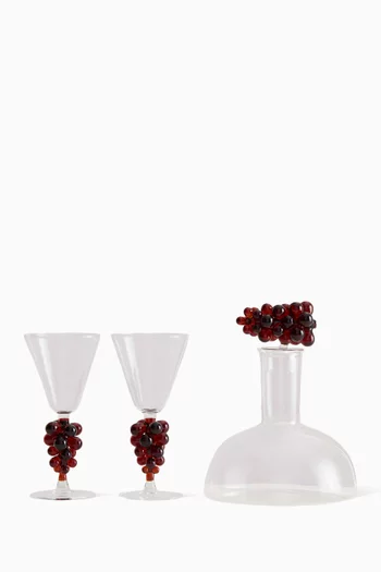 Bordeaux Gift Set in Glass