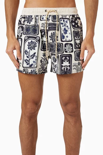 Cassius Batik Swim Trunks