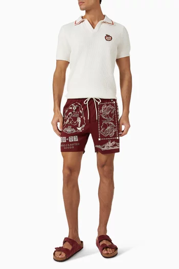 Joe Tissu Swim Trunks