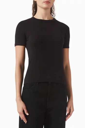 تي شيرت كلاسيكي قطن سوبيما