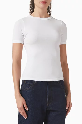 تي شيرت كلاسيكي قطن سوبيما