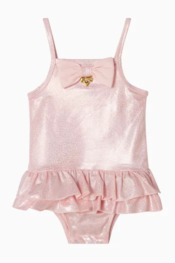 لباس سباحة جوبي بتصميم لامع