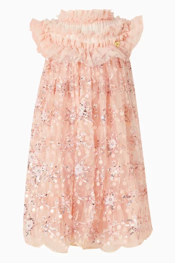 فستان دومينيك مطرز بالترتر