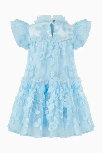 Marietta Embroidered 3D Bud Dress