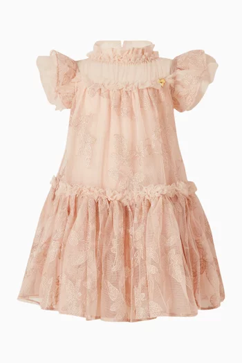 Marietta Embroidered 3D Bud Dress