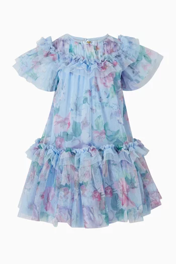 Victoria Flower Dress in Tulle