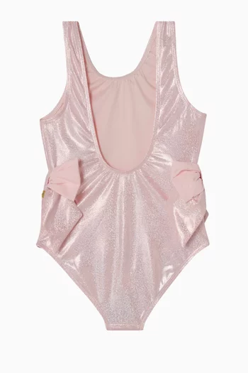 لباس سباحة كارلي قطعة واحدة بكشكش