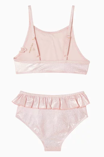 طقم بيكيني ماليكا قماش لامع