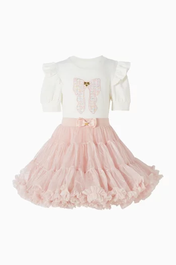 Delora Tweed Bow Top