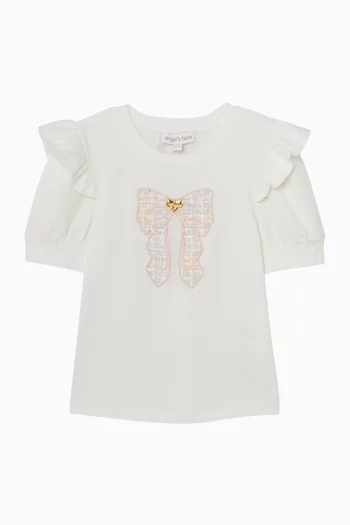 Delora Tweed Bow Top