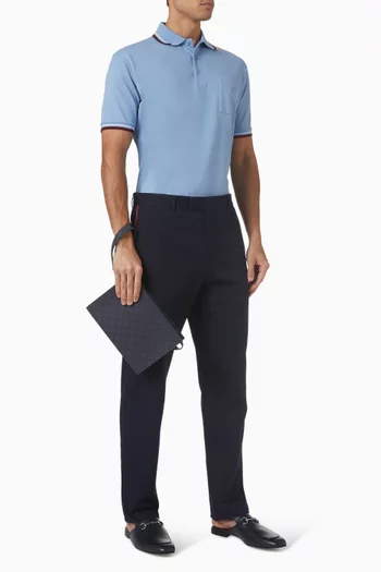 Small GG Supreme Pouch in Coated-canvas