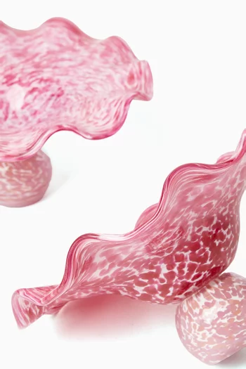 Lola Glass Soucoupes, Set of 2