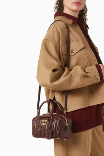 حقيبة يد أركادي جلد مبطن