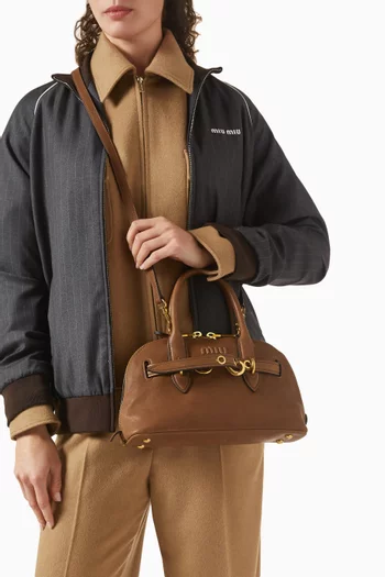 حقيبة افنتشر بيد علوية جلد نابا